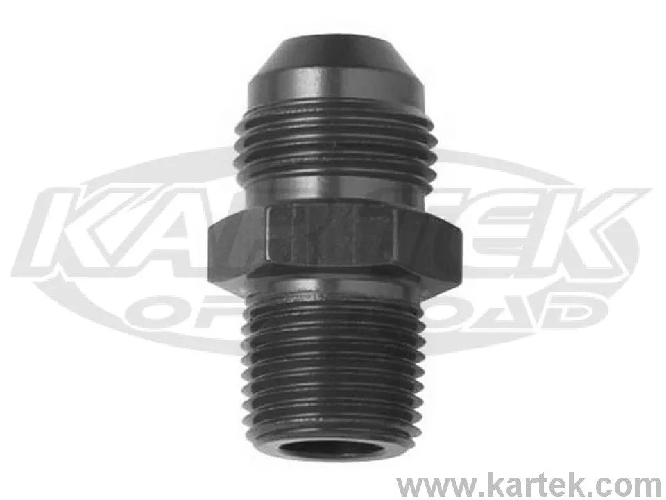 Fragola 12mm-1.5 Thread To AN -10 Black Anodized Aluminum AN Metric Adapter Fittings