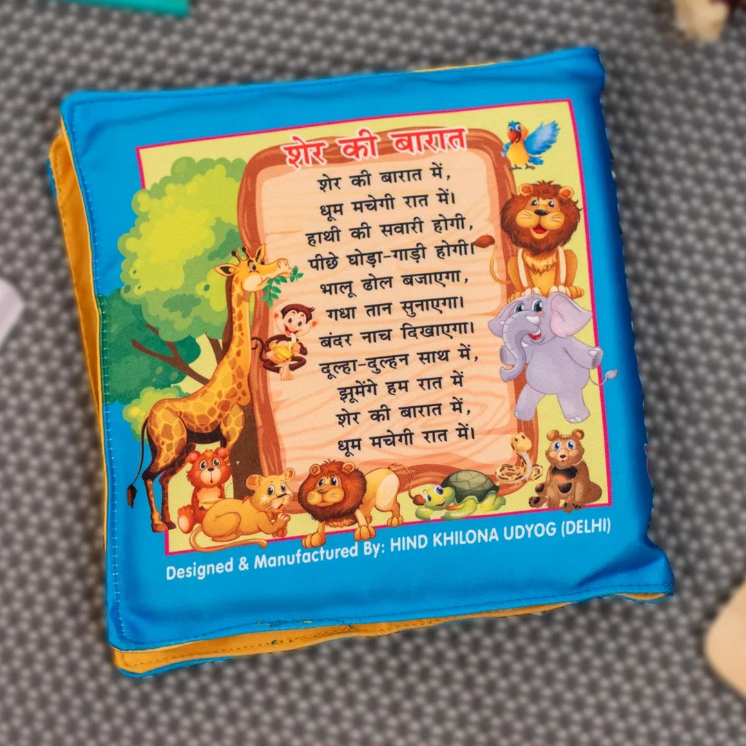 Kids Learning Pillow Book- Alphabet, Varnmala &amp; Mathematics