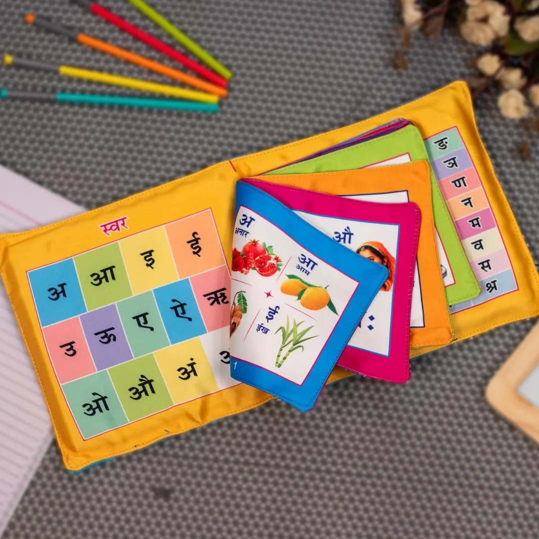 Kids Learning Pillow Book- Alphabet, Varnmala &amp; Mathematics