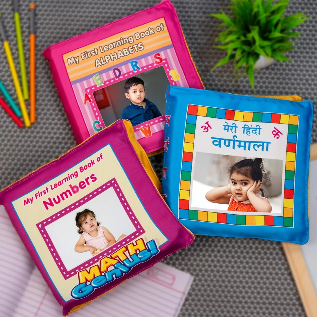 Kids Learning Pillow Book- Alphabet, Varnmala &amp; Mathematics